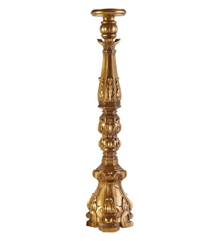 Candle Stick Tall Gold