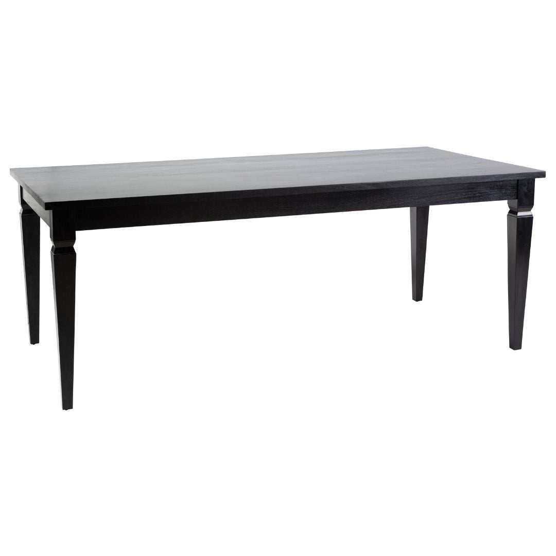 Fitzroy Dining Table 200cm Black Stain