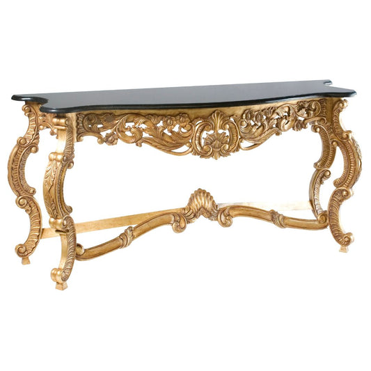 Rococo Console Table Gold