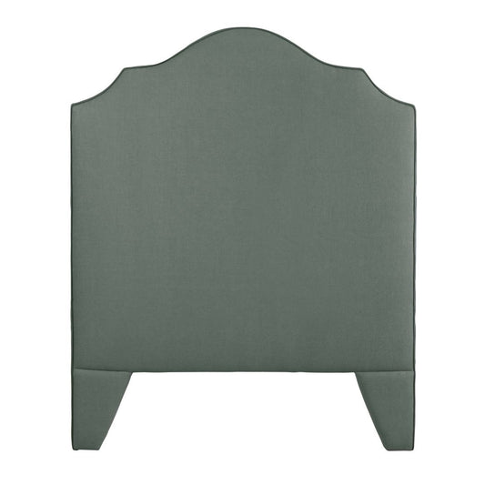 Upholstered King Single Bedhead Green