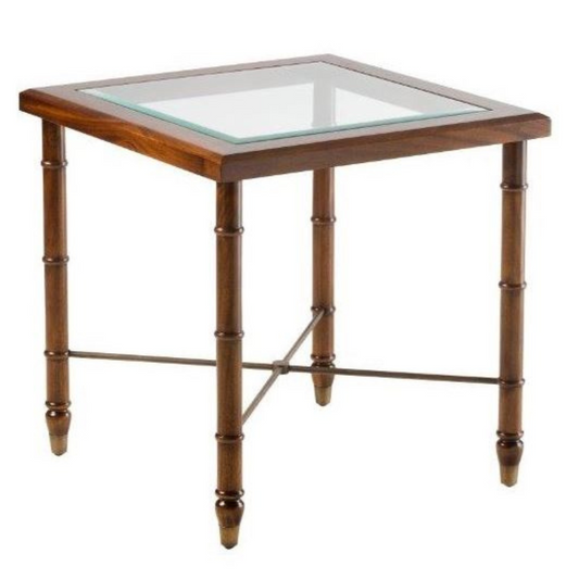 Grand Bahama Lamp Table Walnut stain