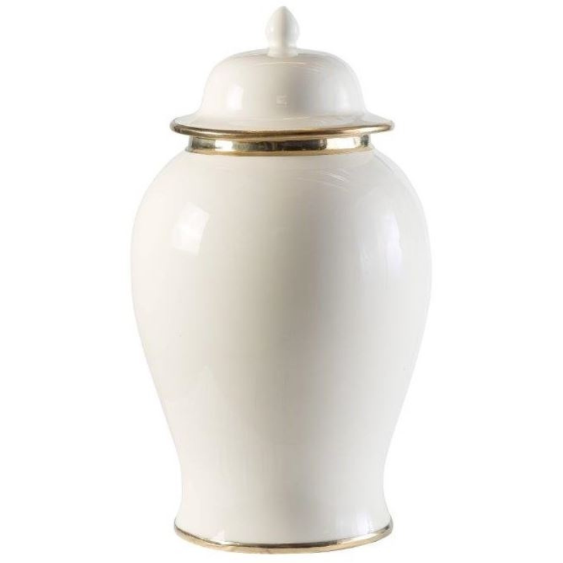 Ivory Gloss Ginger Jar Large