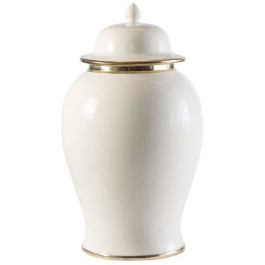 Ivory Gloss Ginger Jar Large