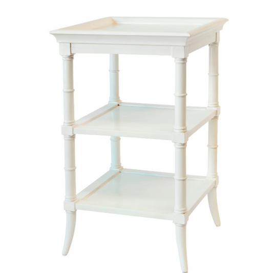 Caribbean Lamp Table White