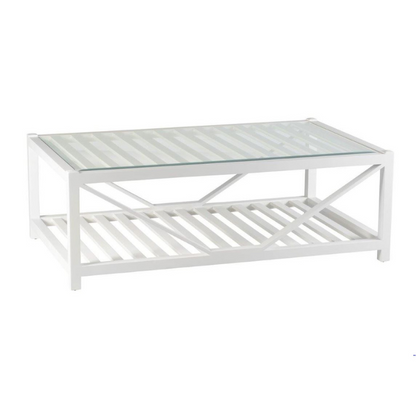 Seville Rectangular Coffee Table White