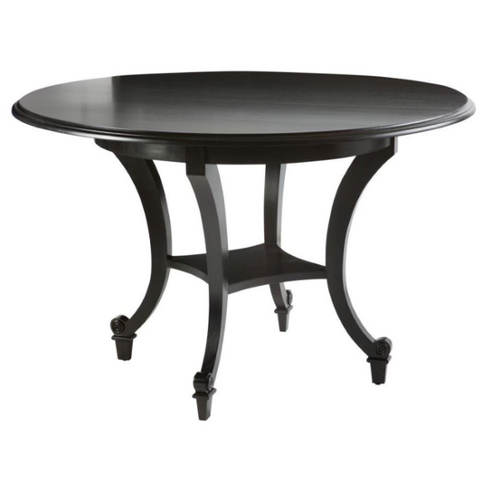 Oslo Round Dining Table 120cm Black